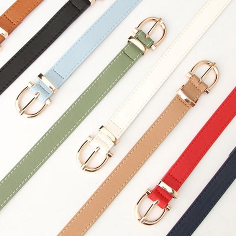652F Fashion Hot Girls Oval Bu - Formal Belt Leather Thin review and price