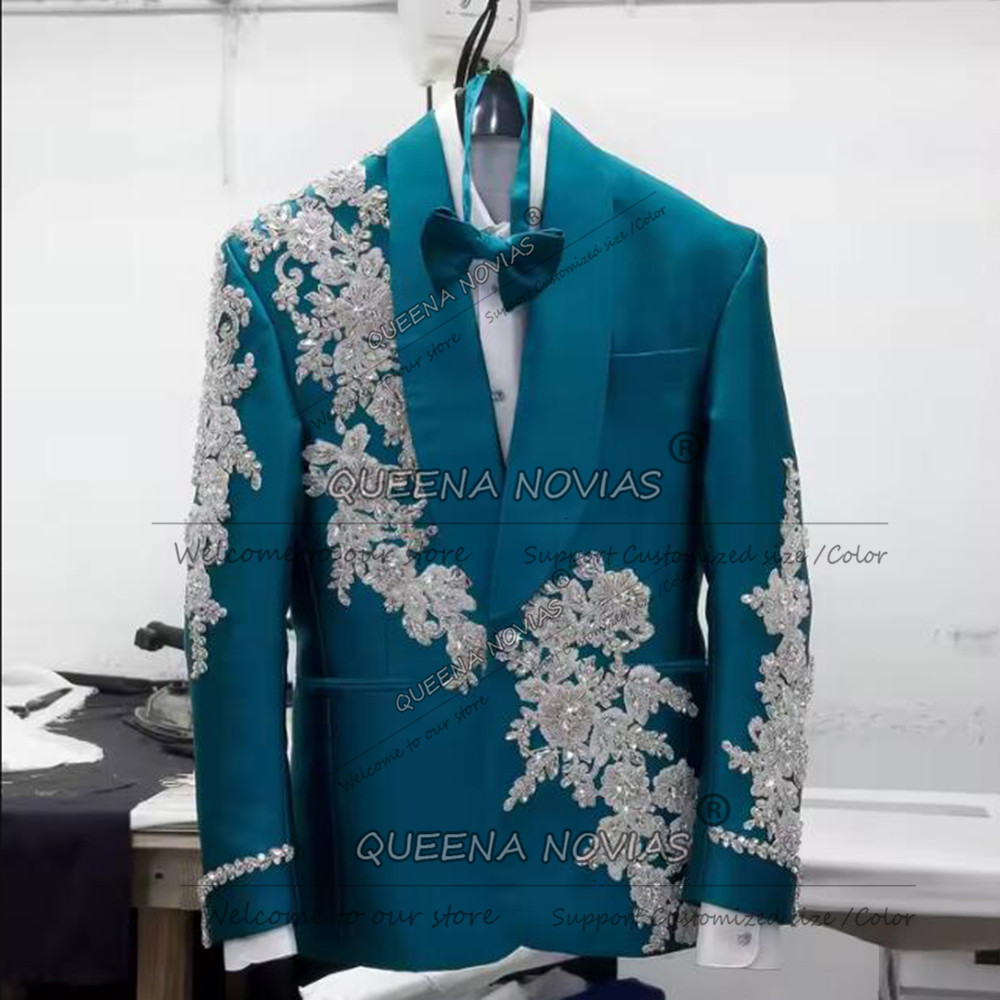 Exclusive Groom Wedding Suits  - Men Formal Wear Green review and price