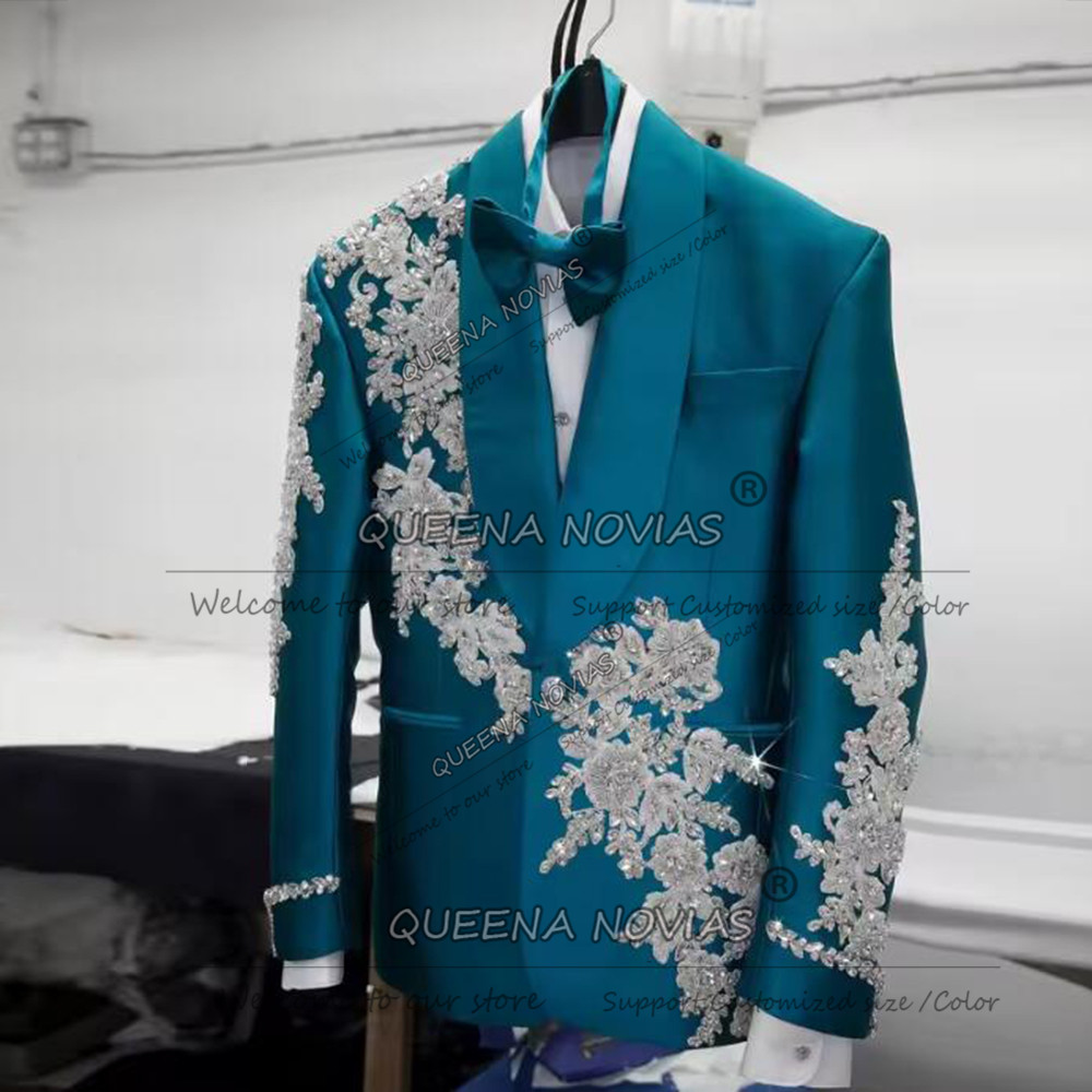 Exclusive Groom Wedding Suits  - Men Formal Wear Green review and price
