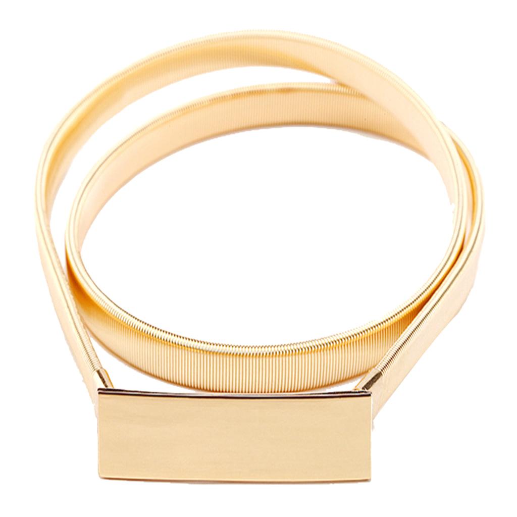 Skinny Elastic Waist Belt Gold - Formal Belt Leather Thin review and price
