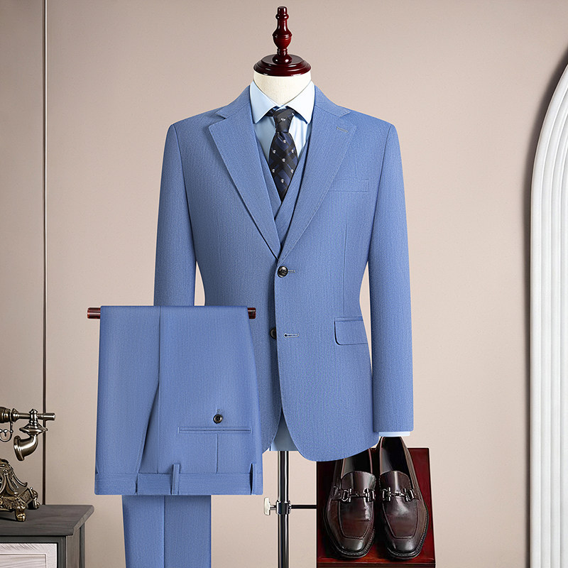 Men's Khaki 3-Piece Slim Fit B - Khaki Formal Wear Men review and price