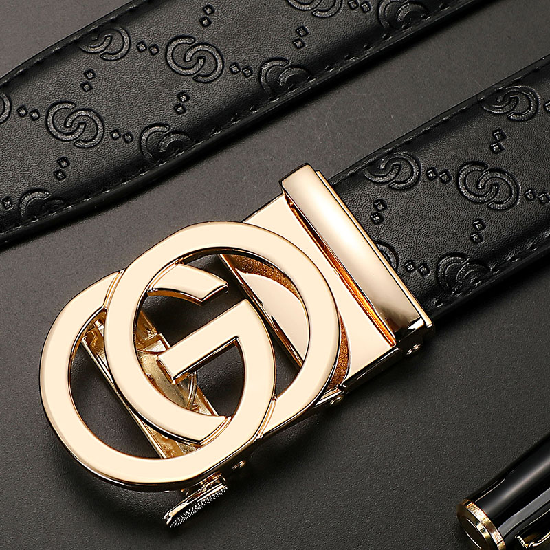 New Thin 34mm Business Men's B - Formal Belt Leather Thin review and price