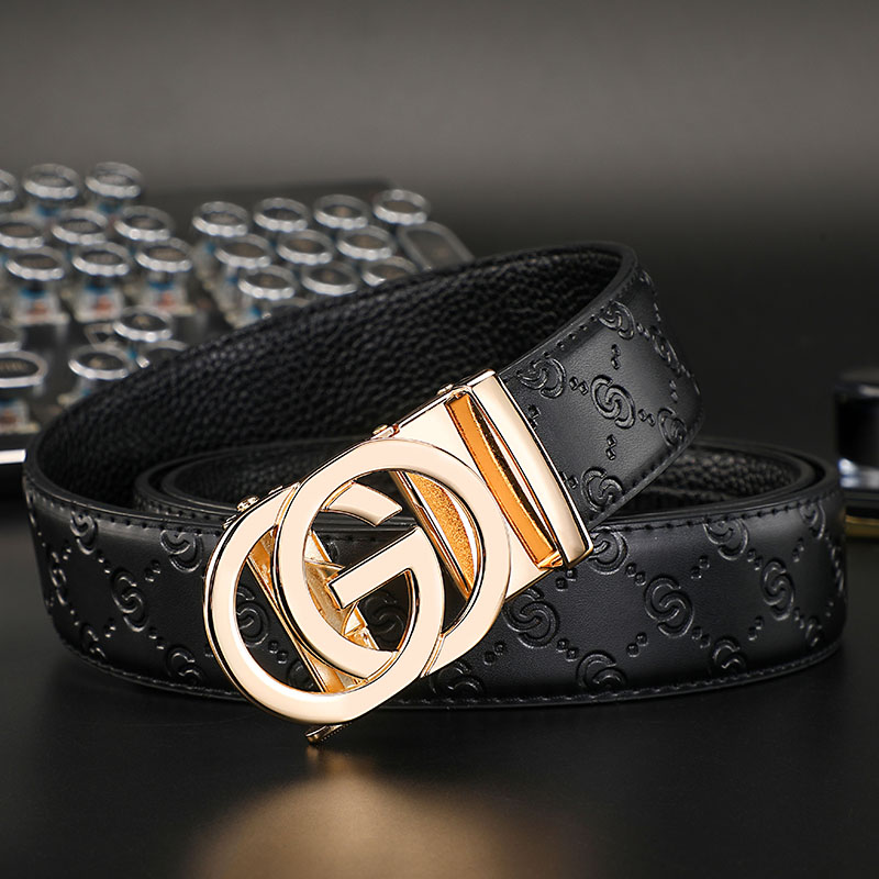 New Thin 34mm Business Men's B - Formal Belt Leather Thin review and price
