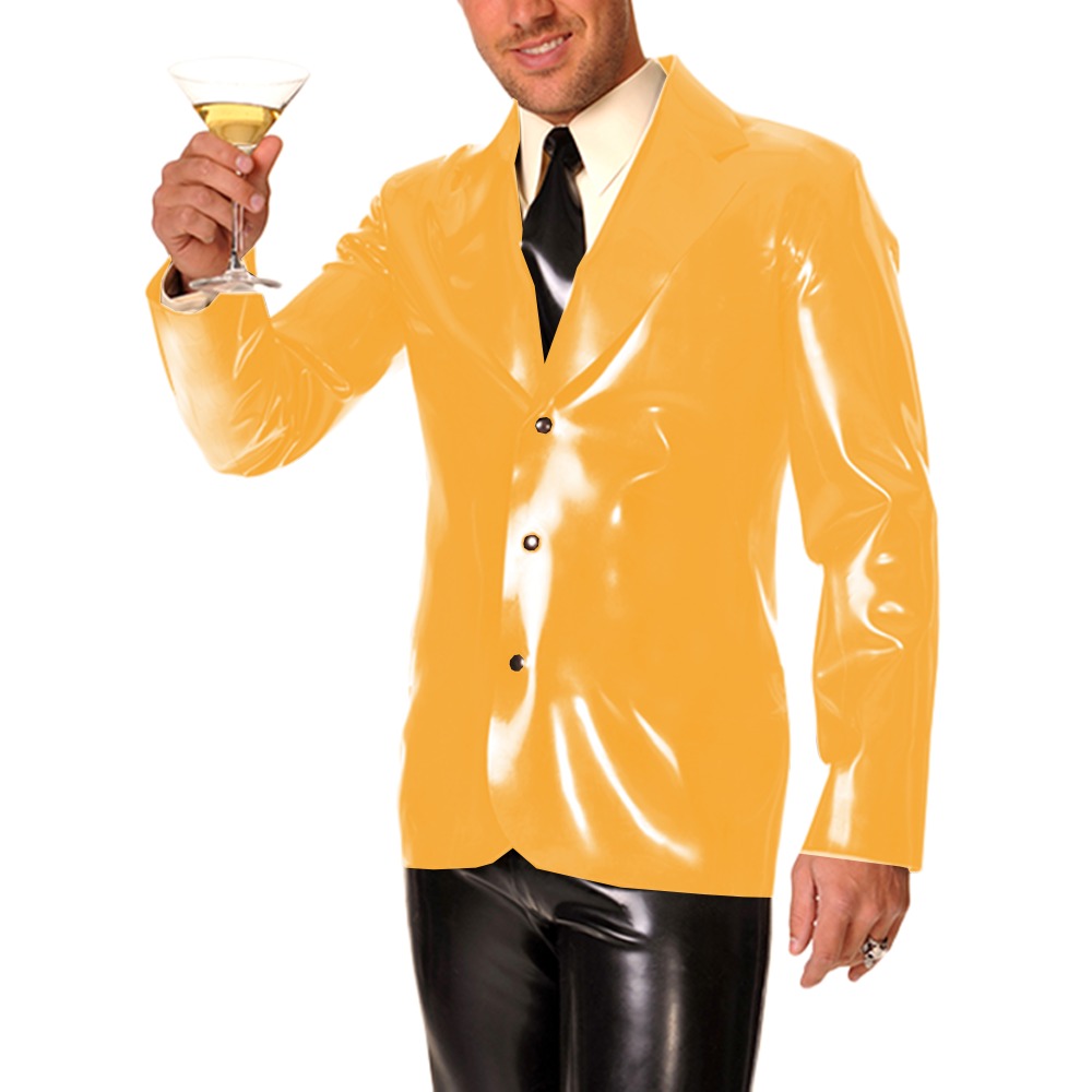 Men's Long Sleeve Vinyl PVC Le - Men Formal Wear Look review and price