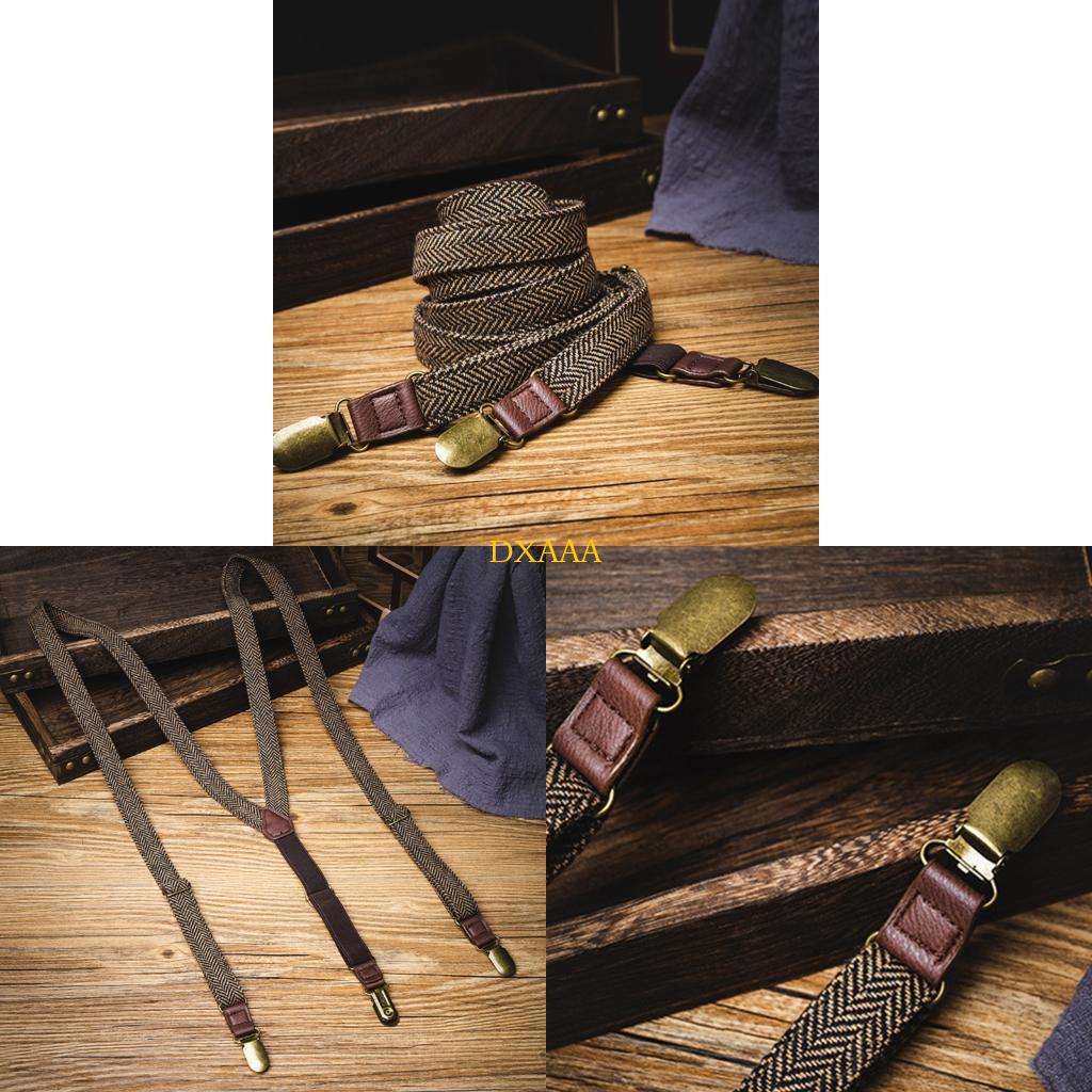 DXAA Men Elastic Suspenders 3  - Suspender Clip Formal review and price