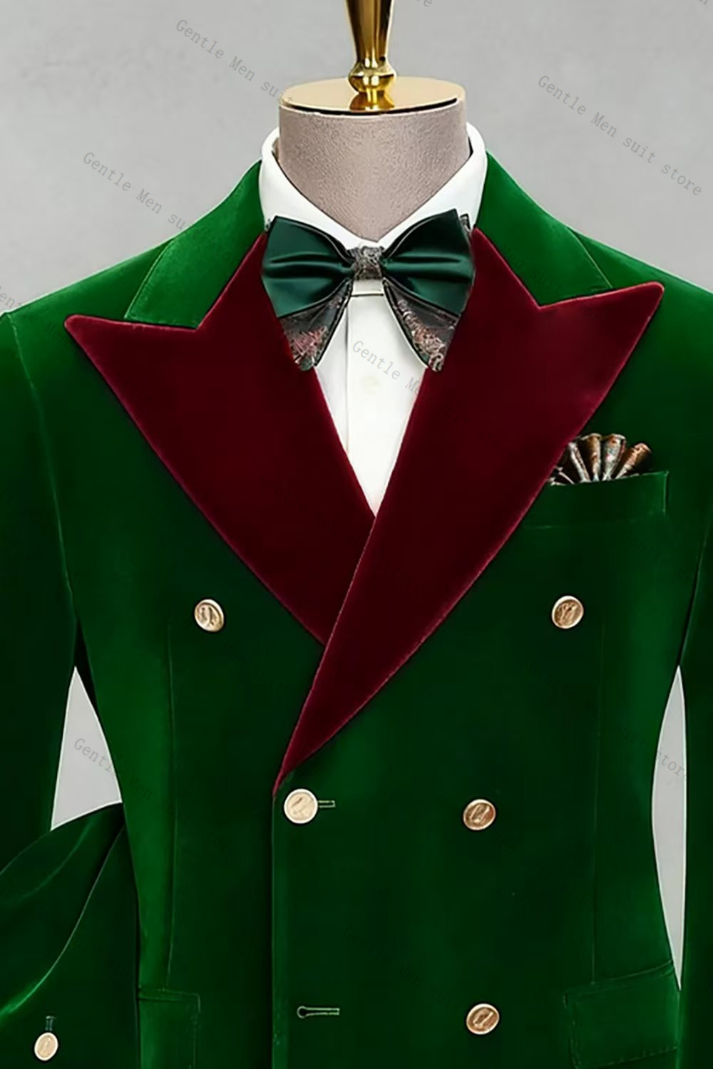 Green Groom Men Suit Set 2 Pie - Men Formal Wear Green review and price