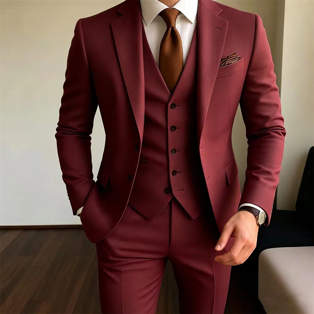 Khaki Men's Suits 3 Pieces Jac - Khaki Formal Wear Men review and price