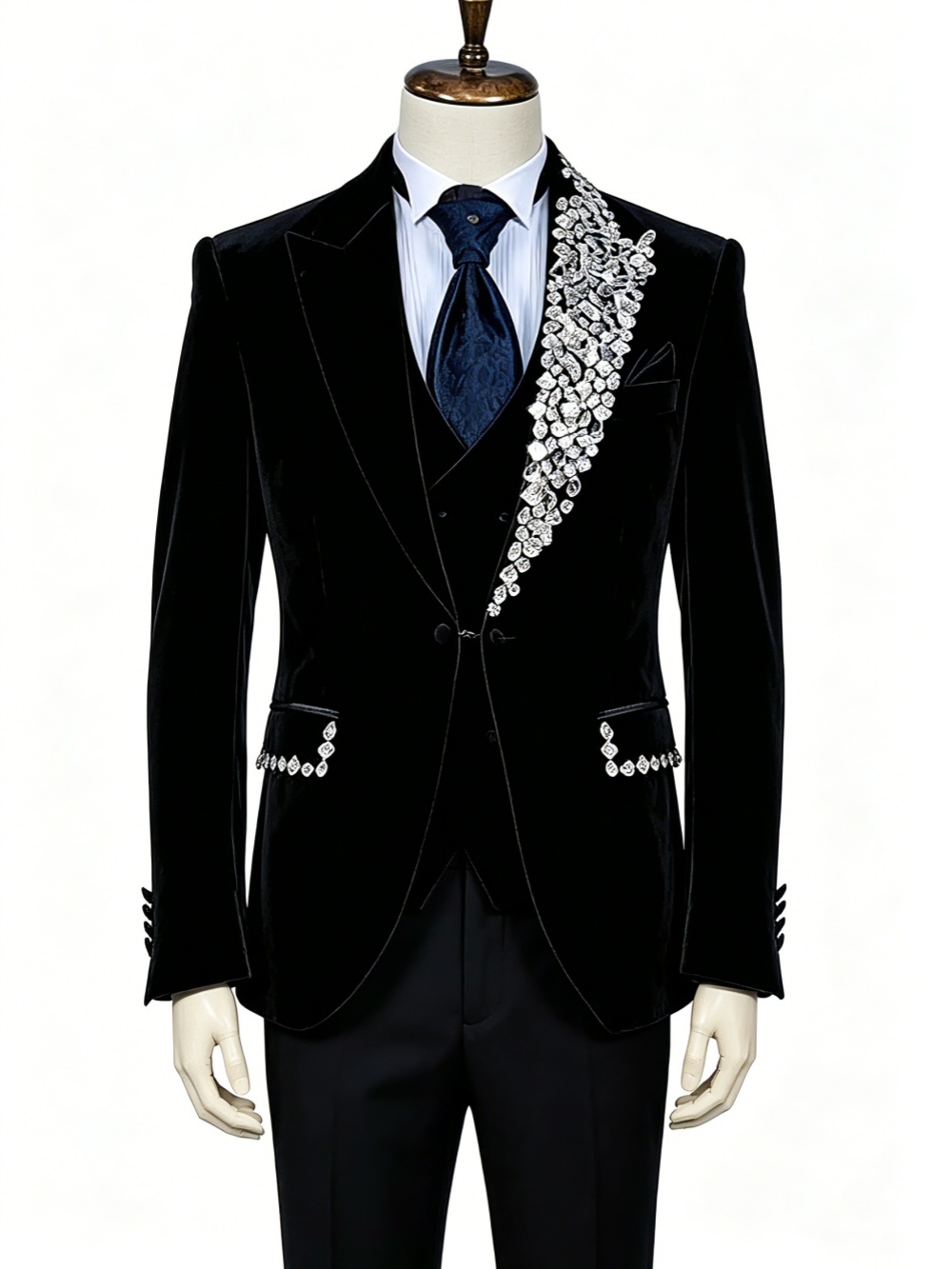 Formal Wedding Tuxedos Velvet  - Formal Wear Jersey For Men review and price