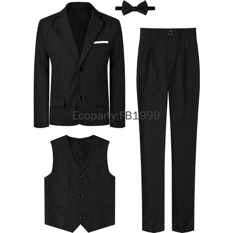 4pcs Suit for Kids Boys Weddin - Formal Wear For Men Kids review and price