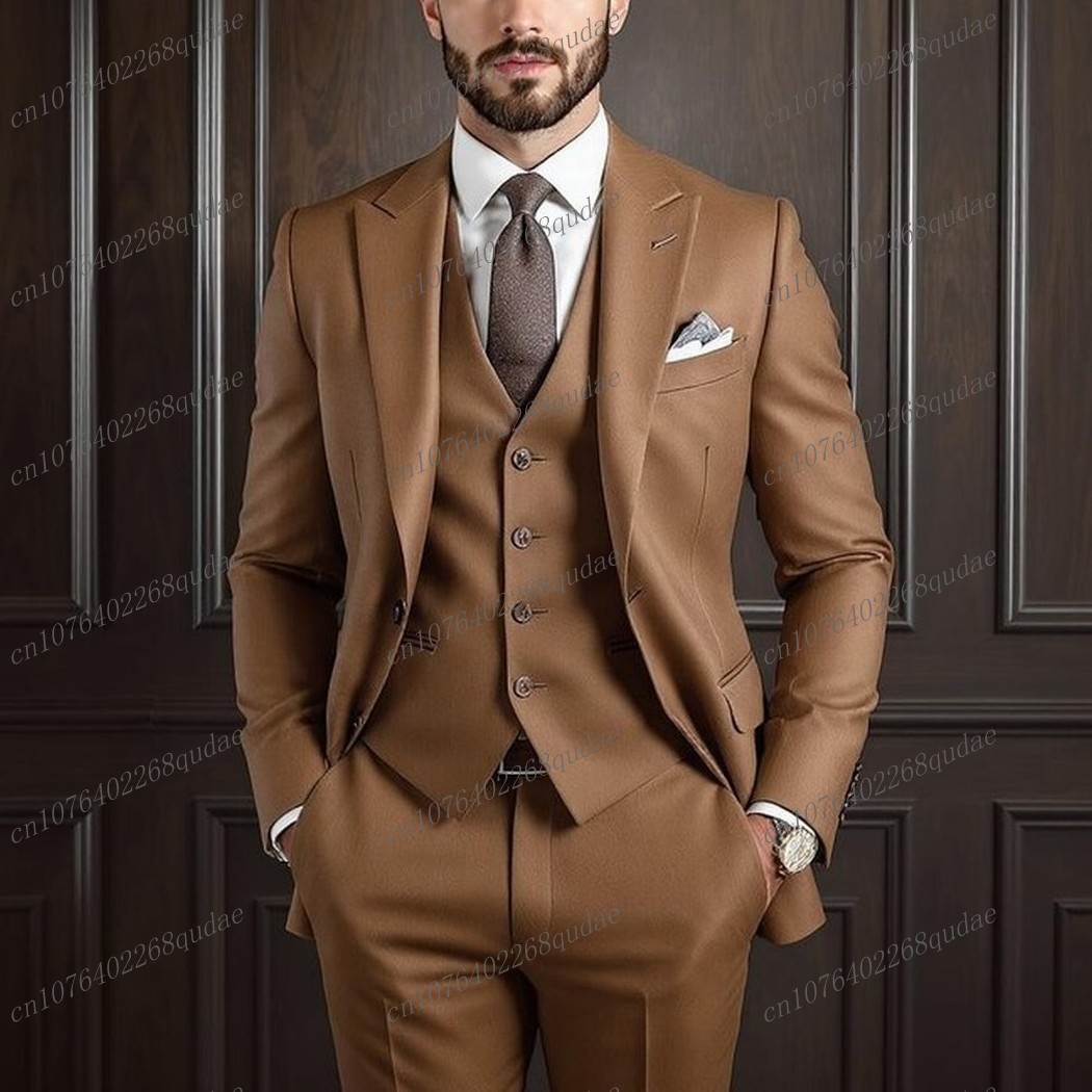 Brown Formal Occasion Men Suit - Formal Wear Jersey For Men review and price