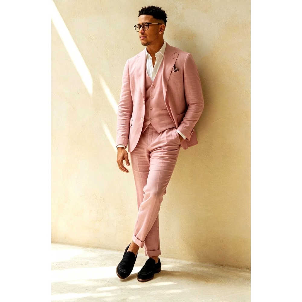 Sage Green Linen Wedding Suits - Men Linen Formal Wear review and price