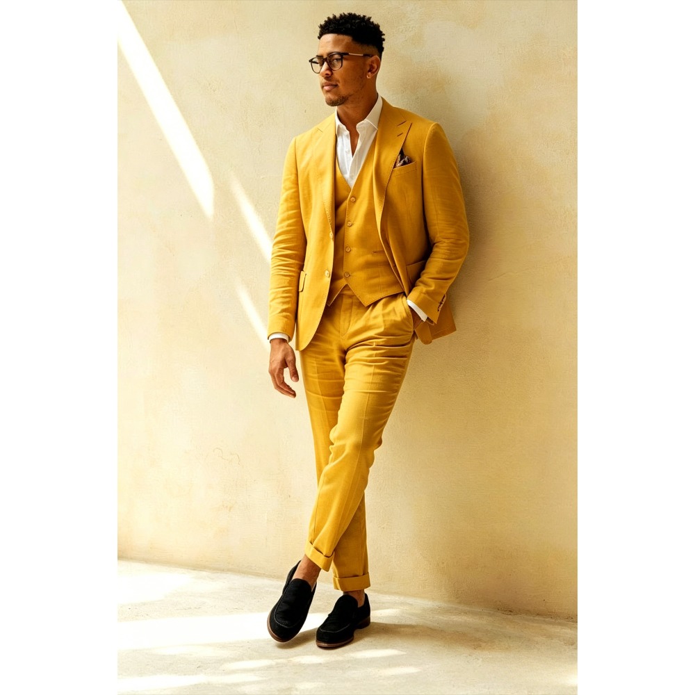 Sage Green Linen Wedding Suits - Men Linen Formal Wear review and price