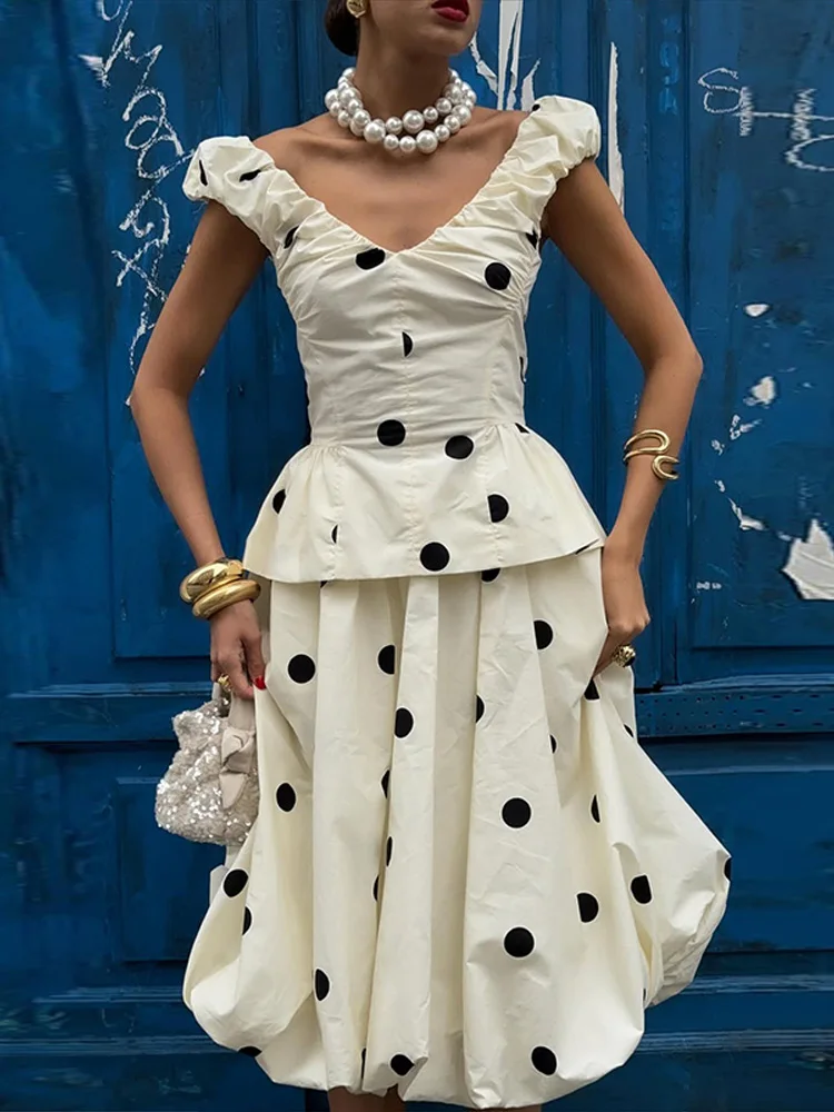 Elegant Polk Dot Women's Vest  - Men'S Formal Beach Wear review and price