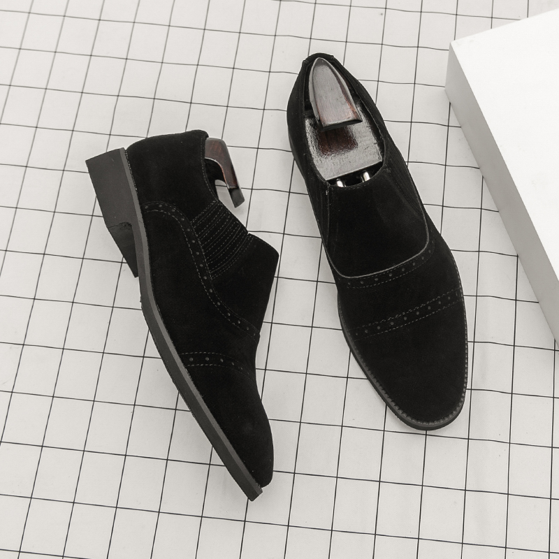 Retro Men Loafers Black Yellow - Formal Wear For Men Yellow review and price