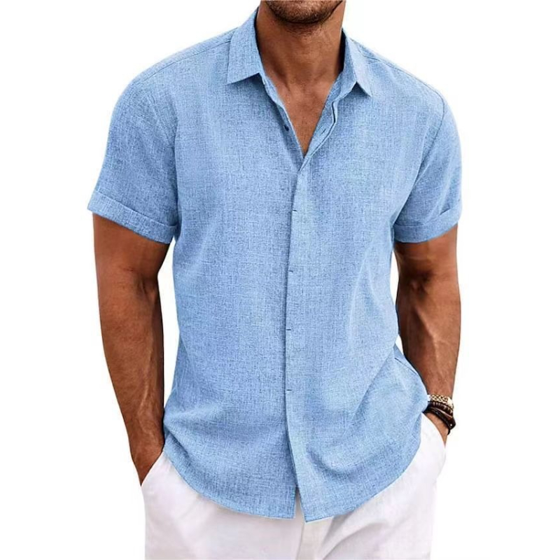 Men's Fashion Casual Solid Col - Men Linen Formal Wear review and price