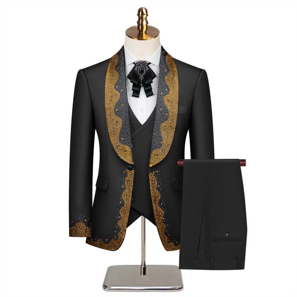 White Men Suit Set 2 Pieces Bl - Formal Wear Jersey For Men review and price