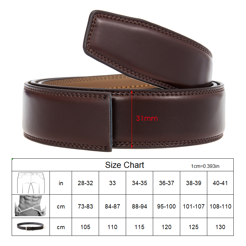 VATLTY Official Genuine Men's  - Formal Belt Leather Thin review and price
