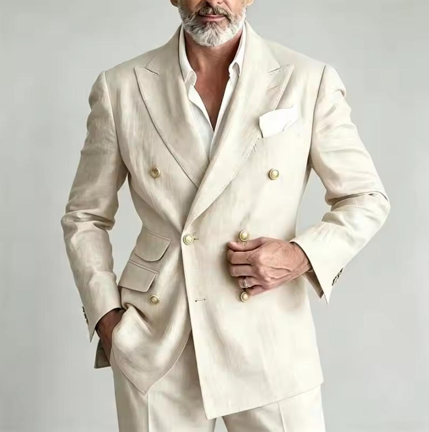 Men's Linen Suit Blazer Jacket - Men Linen Formal Wear review and price