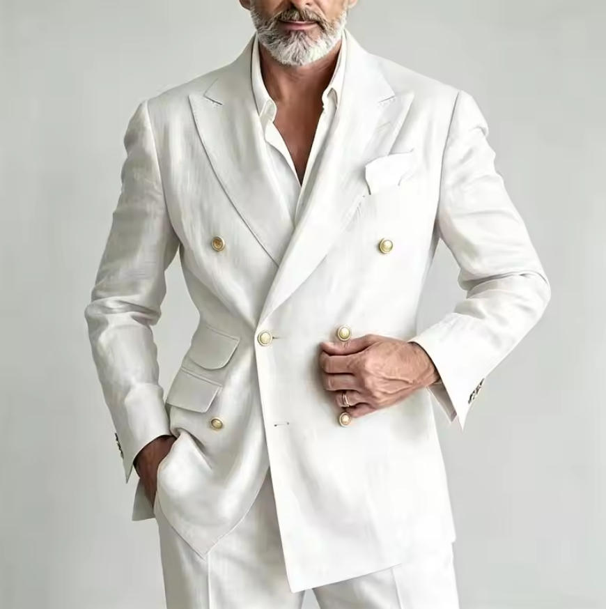 Men's Linen Suit Blazer Jacket - Men Linen Formal Wear review and price