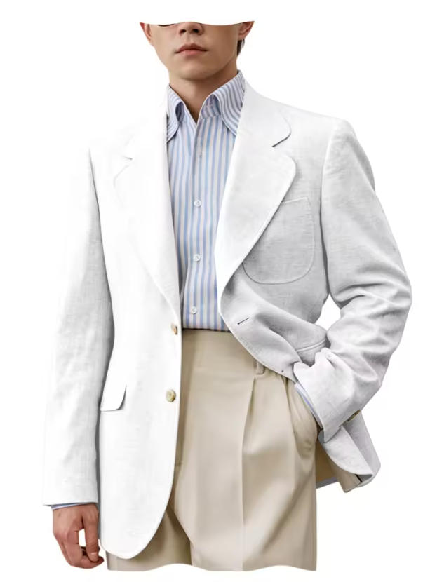 Only Linen Men's Blazer 1PCS B - Men Linen Formal Wear review and price