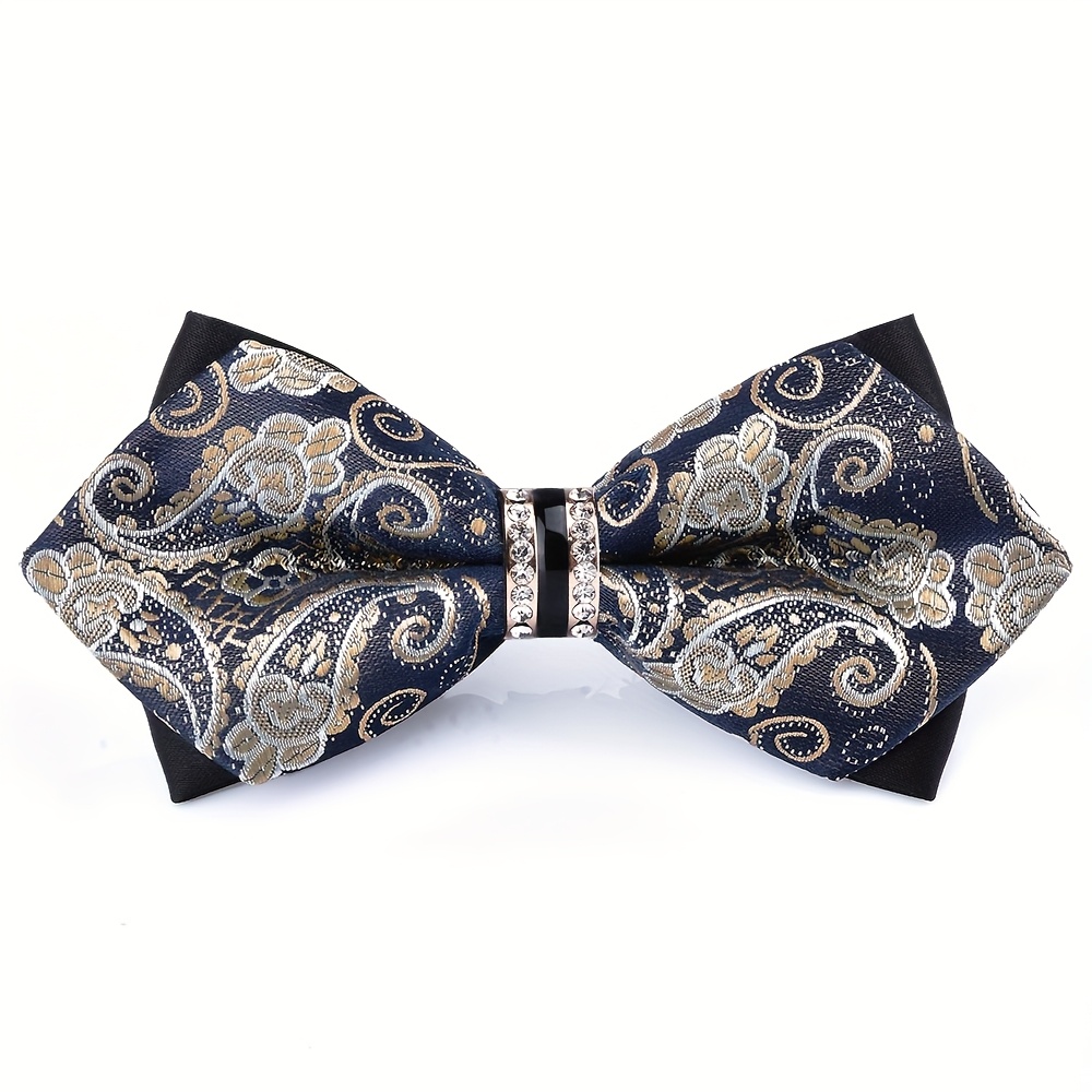 Men's Jacquard Satin Bow Tie w - Formal Wear For Men Yellow review and price