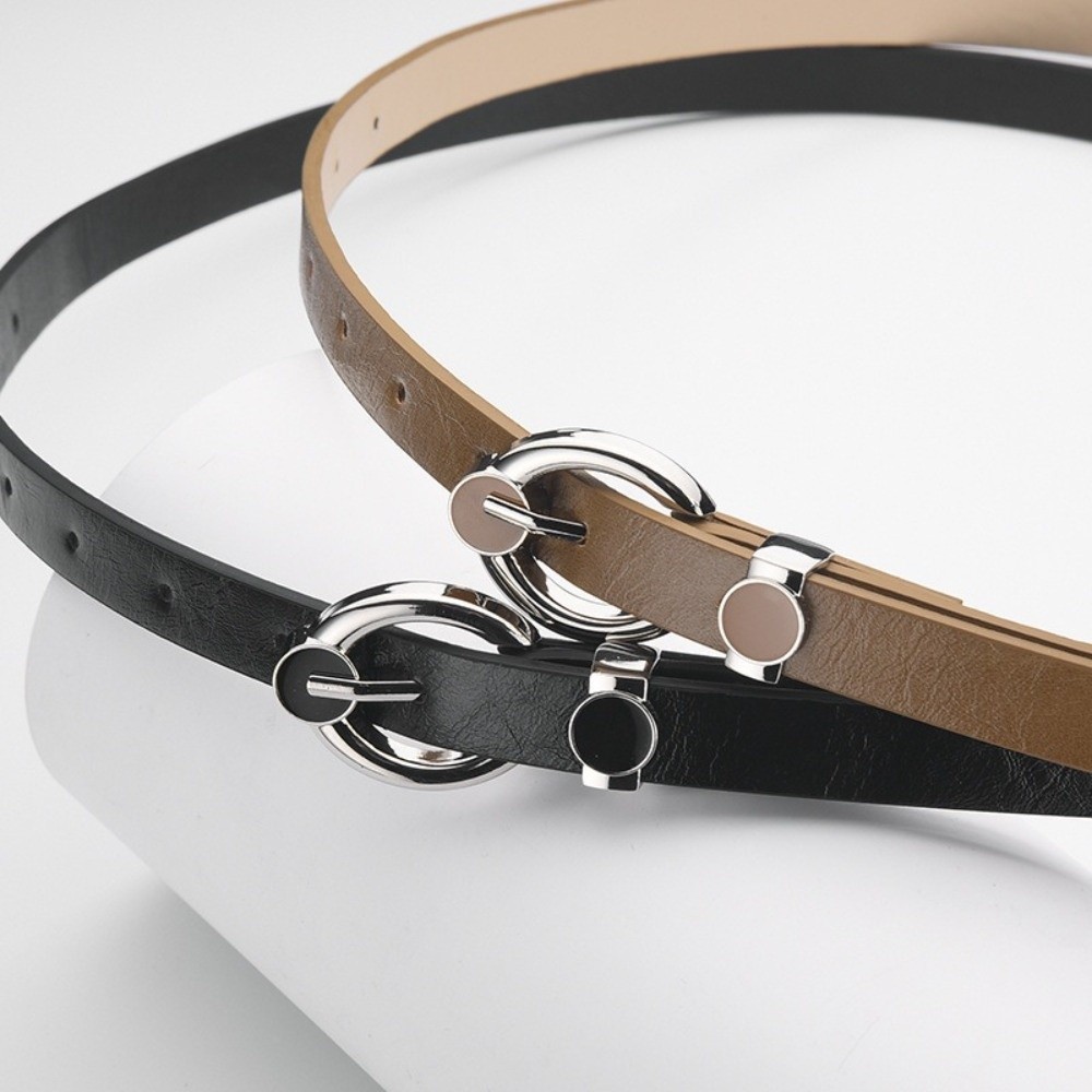 Fashion Alloy Pin Buckle Thin  - Formal Belt Leather Thin review and price