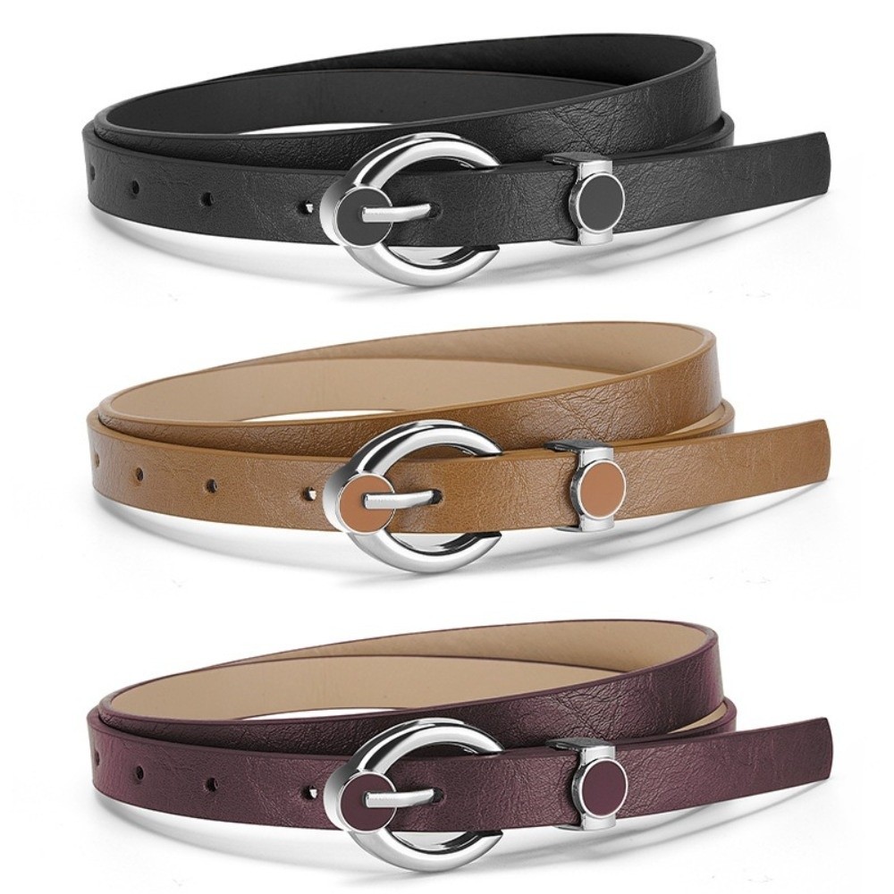 Fashion Alloy Pin Buckle Thin  - Formal Belt Leather Thin review and price