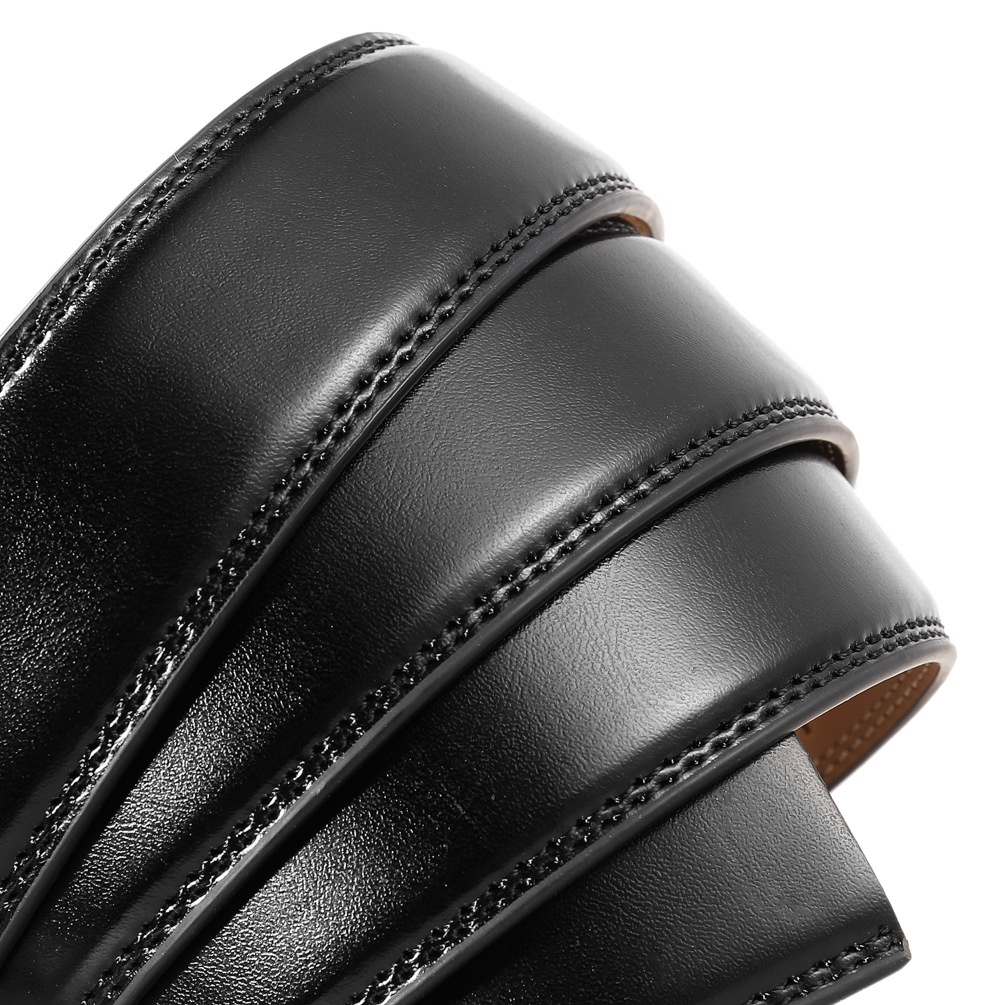 3-3.1cm Width Cowskin Leather  - Formal Belt Leather Thin review and price
