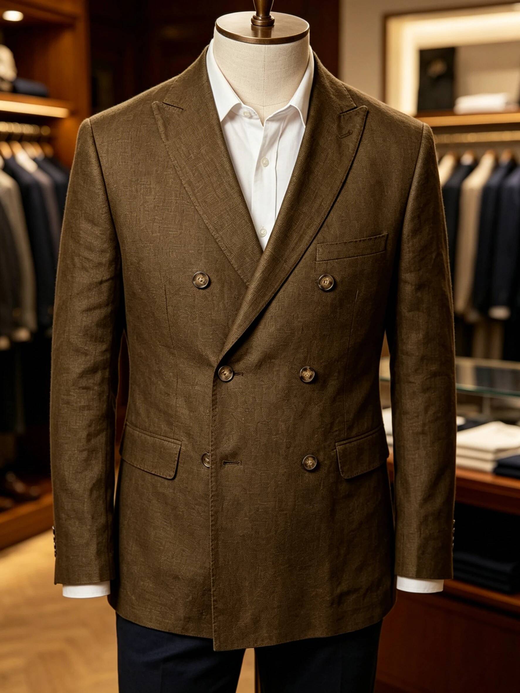 Men's Sport Coat Summer Double - Men Linen Formal Wear review and price