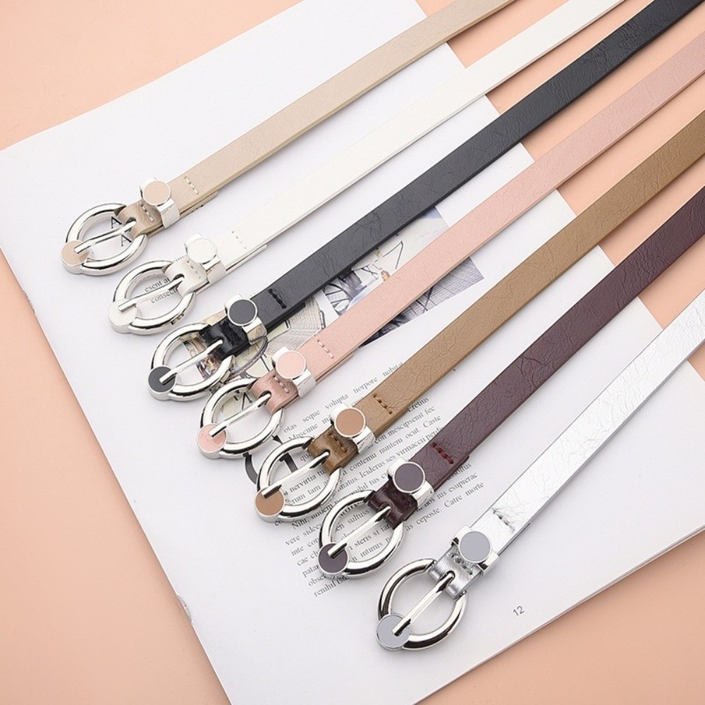 Fashion Alloy Pin Buckle Thin  - Formal Belt Leather Thin review and price