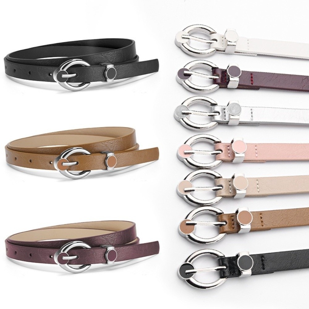 Fashion Alloy Pin Buckle Thin  - Formal Belt Leather Thin review and price