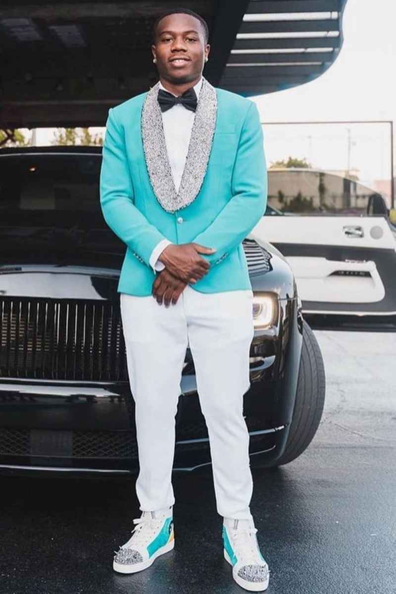 Mint Green Mens Party Tuxedos  - Men Formal Wear Green review and price