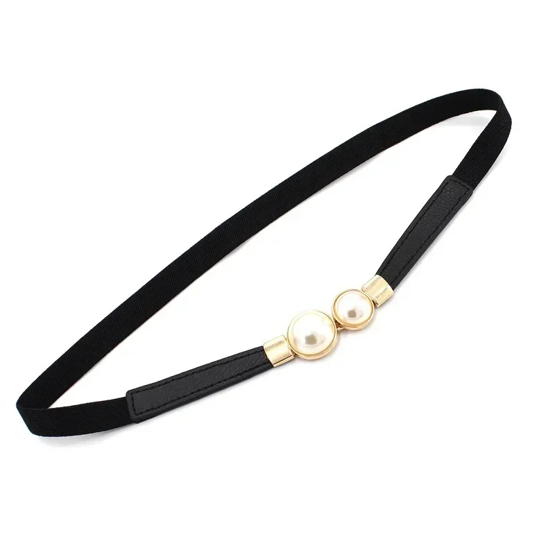 Women's Belt Creative Double P - Formal Belt Leather Thin review and price