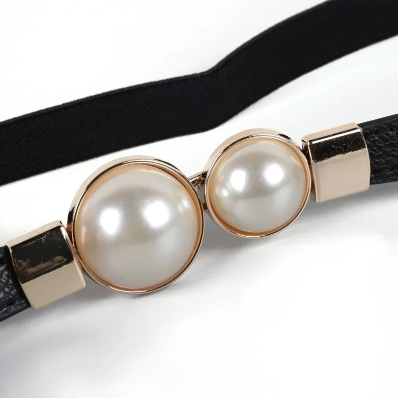 Women's Belt Creative Double P - Formal Belt Leather Thin review and price
