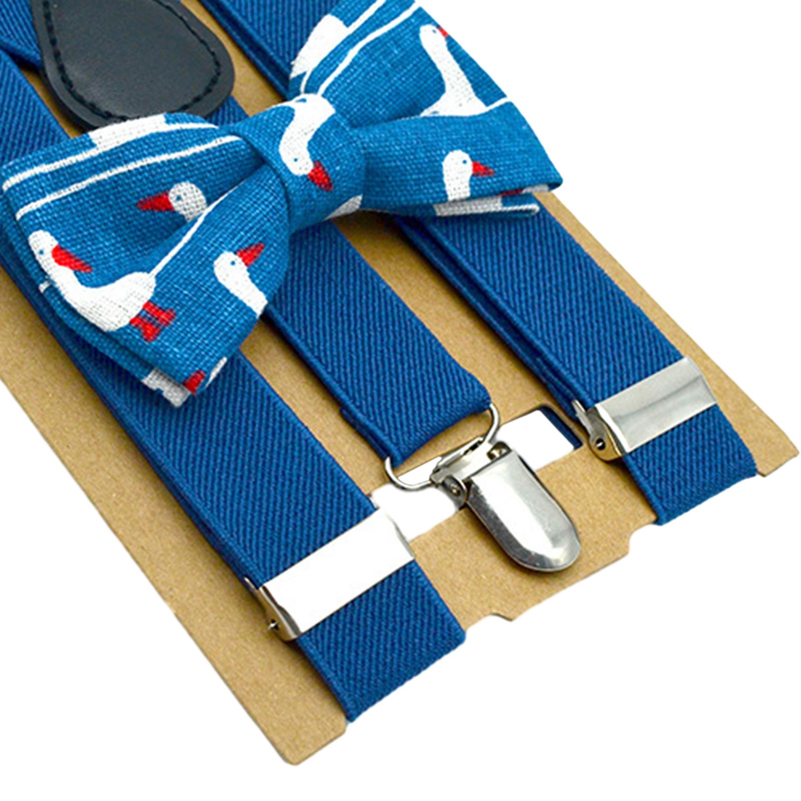 Kids Suspenders Bow Tie Set wi - Suspender Clip Formal review and price